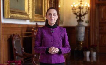 Sheinbaum desea feliz año a mexicanos dentro y fuera del país