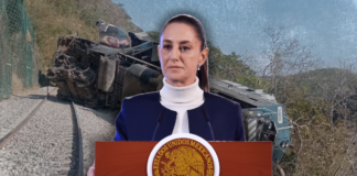 Sheinbaum pide no especular sobre causas del accidente del Tren Interoceánico