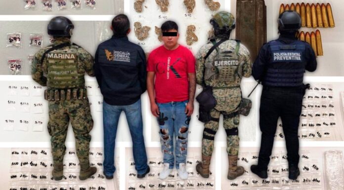 Caen dos por supuesto cobro de piso y venta de drogas en Mercado Morelos