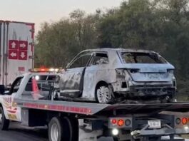 Choque en la Puebla–Tlaxcala deja dos heridos; auto se incendió
