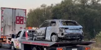 Choque en la Puebla–Tlaxcala deja dos heridos; auto se incendió