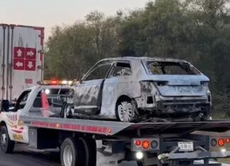 Choque en la Puebla–Tlaxcala deja dos heridos; auto se incendió