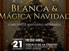 Presentarán concierto “Blanca Mágica Navidad” este domingo en el Zócalo