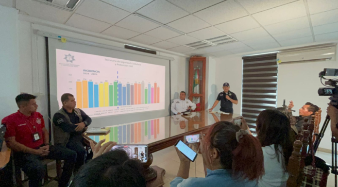 SSCyPC de Cuautlancingo presenta cifras de disminución delictiva en 2025
