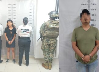 Caen falso trabajador de la FGE en Cuautlancingo; también mujer con vehículo robado