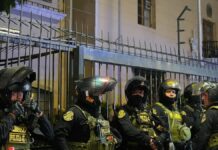 Perú refuerza seguridad en Embajada de México por Betssy Chávez