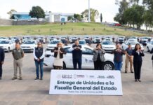 Armenta entrega 50 unidades a la Fiscalía General de Puebla