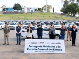 Armenta entrega 50 unidades a la Fiscalía General de Puebla