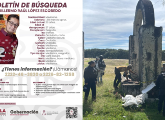 Gobierno del Estado mantiene búsqueda de Guillermo Raúl