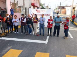 Tonantzin Fernández inaugura dos vialidades en San pedro Cholula