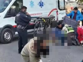 Dos estudiantes graves tras ser arrollados por camioneta en Coronango