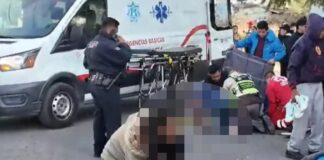 Dos estudiantes graves tras ser arrollados por camioneta en Coronango