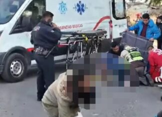 Dos estudiantes graves tras ser arrollados por camioneta en Coronango
