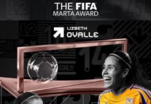 Mexicana Lizbeth Ovalle gana premio al Mejor Gol del Año