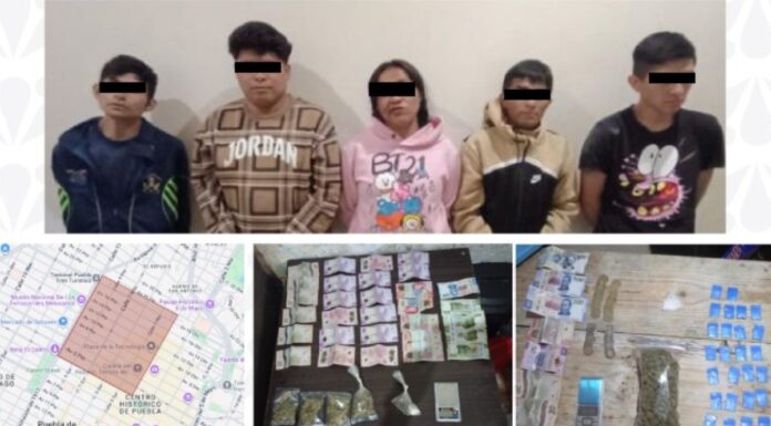 Caen siete narcomenudistas que operaban en el Centro Histórico