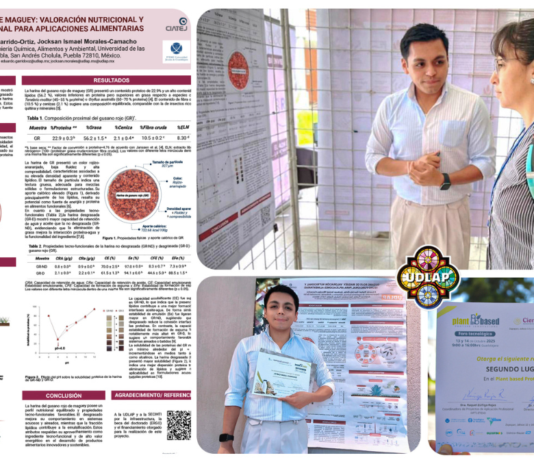Estudiante UDLAP obtiene 2.º lugar en el Plant Based Protein Innovation