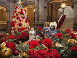 Presentan “El Nacimiento Navideño” hecho de talavera en Palacio Municipal