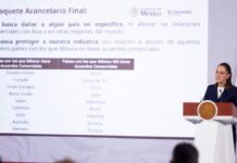 Anuncian paquete arancelario para proteger 350 mil empleos