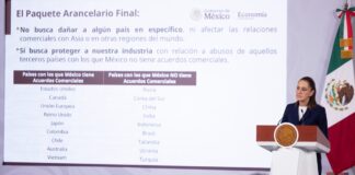 Anuncian paquete arancelario para proteger 350 mil empleos