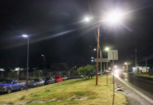 Tonantzin Fernández moderniza alumbrado en Paso de Cortés
