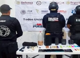 Aseguran celulares, drogas y bocinas en penales de Huejotzingo y Tecamachalco