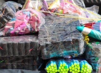 Decomisan 50 kilos de pirotecnia ilegal en Huejotzingo