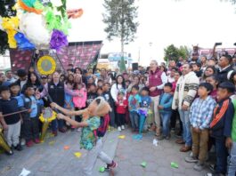 Pepe Chedraui celebra convivencia navideña con posada en Totimehuacan
