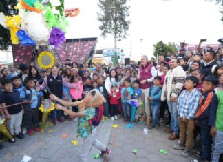 Pepe Chedraui celebra convivencia navideña con posada en Totimehuacan