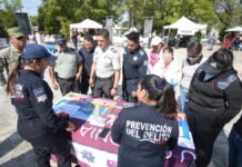 SSC realiza rally “Vive sin Drogas” en colonia La Paz
