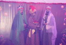 Reyes Magos llegan al Domo “Sintamos la Navidad” en Puebla