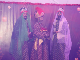 Reyes Magos llegan al Domo “Sintamos la Navidad” en Puebla