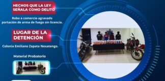 SSC de Atlixco detiene a dos personas por presunto robo a tienda de telefonía