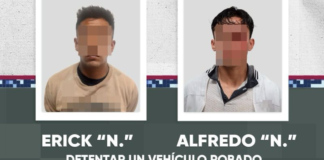 SSC detiene a dos hombres con auto robado tras arrollar a mujer