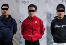 SSP detiene a tres hombres armados con un vehículo robado