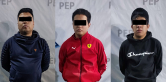SSP detiene a tres hombres armados con un vehículo robado