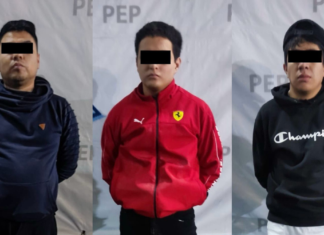 SSP detiene a tres hombres armados con un vehículo robado