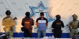 Detienen a hombre con 270 dosis de drogas en Acajete