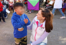 MariElise Budib supervisa programa alimentario en San Miguel Espejo