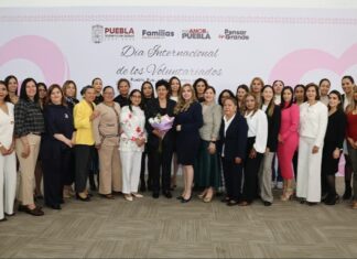 Ceci Arellano reconoce labor de Voluntarios del Gobierno