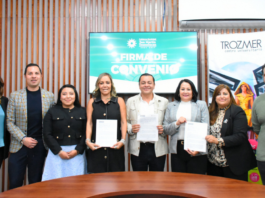 Texmelucan firma convenio con TROZMER para becas y descuentos