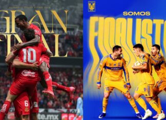 Toluca y Tigres disputarán la gran final del futbol mexicano