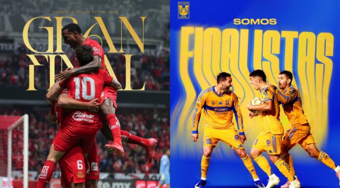 Toluca y Tigres disputarán la gran final del futbol mexicano