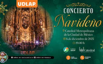 UDLAP y Catedral Metropolitana presentan concierto navideño
