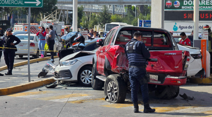 Para evitar detención, se ampara responsable de accidente en la Atlixcáyotl