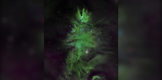 NASA revive fotografía de “árbol de Navidad” en el espacio