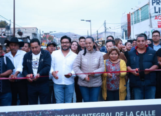 Ariadna Ayala inaugura rehabilitación de la calle Río Sonora