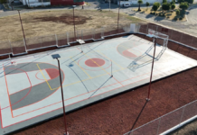 Ariadna Ayala inaugura cancha pública en Valle Real