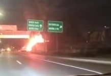 Sujetos prenden fuego a una caseta en el Periférico Ecológico