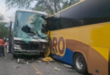 Choque entre autobuses deja 3 muertos y 11 heridos en la Tlapa-Puebla