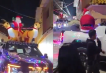 Convoy armado reparte dulces y regalos en comunidades de Guerrero